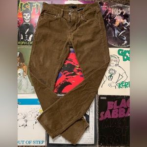 Banana Republic Corduroy Pima Cotton Tan Beige Straight Leg Pants Men's 29 X 30